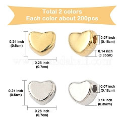 400 stücke 2 farben ccb kunststoffperlen&nbsp;CCB-YW0001-57