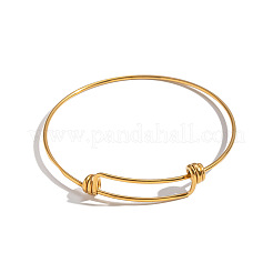 Pulseras ajustables de acero inoxidable 304 para mujer&nbsp;NI1850