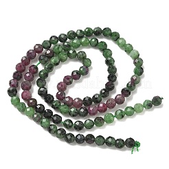 Colliers de perles de zoïsite en rubis naturel dégradé&nbsp;GG-CBA2E9C-A03-4mm