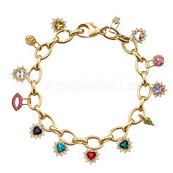 20 pendentif en alliage doré 10 couleurs&nbsp;FIND-FI0001-25