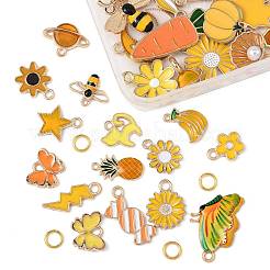 30pcs pendentifs en émail en alliage&nbsp;FIND-FS0004-48