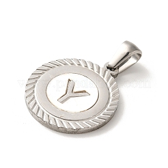 Ciondoli in acciaio inox 304&nbsp;STAS-I204-Y-P