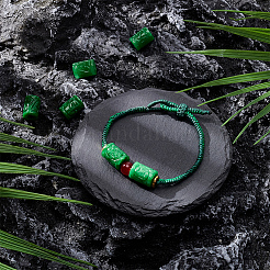 6 Stück natürliche Myanmar Jade/burmesische weiße Jadeperlen&nbsp;G-PH0003-26