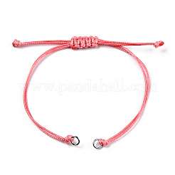 Bracelets coréens tressés en corde de polyester ciré&nbsp;MAK-T010-06P
