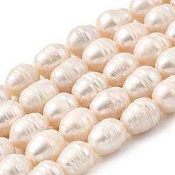 Brins de perles de culture d'eau douce naturelles&nbsp;PEAR-I007-01H-01A