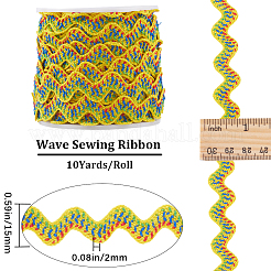 10 Yards Polyester-Wellenband&nbsp;OCOR-GF0003-14A