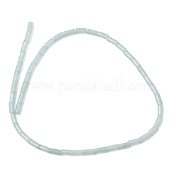 Natürliche weiße Jade perlen Stränge&nbsp;G-Z145-A01-01A