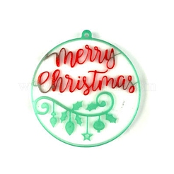 Weihnachtskugel mit Wortanhänger Silikonformen&nbsp;DIY-K051-22