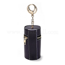 Portachiavi con ciondolo porta rossetto in similpelle pu&nbsp;KEYC-E039-01KCG-05