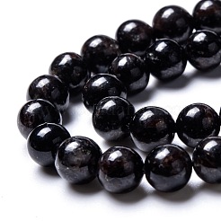 Fili di perline di glaucofane naturali&nbsp;G-M375-01B