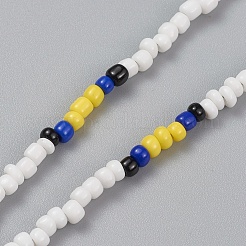 Catene di occhiali da vista con perle di vetro&nbsp;AJEW-EH00006-01