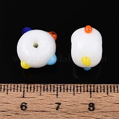 Perline irregolari fatte a mano in lampwork&nbsp;LAMP-ZX003-07-01