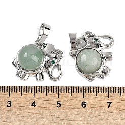 Pendentifs en aventurine vert naturel&nbsp;G-I374-A-P11