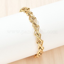 Bracelets à chaîne en maille d'acier inoxydable 304 pour femmes&nbsp;BJEW-Z143-13G