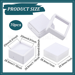 Aufbewahrungsboxen für lose Diamanten aus Kunststoff&nbsp;CON-WH0089-72A