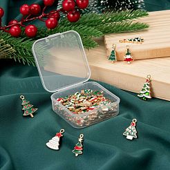 56pcs 7 pendentifs en émail en alliage d'or clair de style&nbsp;ENAM-LS0001-57