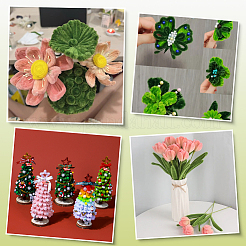 100 Stück DIY-Plüschstäbe&nbsp;FIND-SP0004-72E