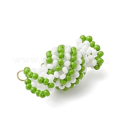Pendentifs en perles de verre en forme de bonbons&nbsp;PALLOY-MZ00982-03