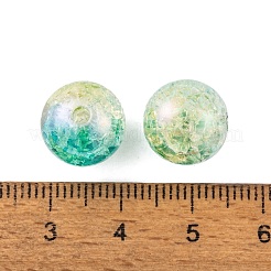 UV-Beschichtung Regenbogen schillernde Acryl Crackl Perlen&nbsp;PACR-C009-02C