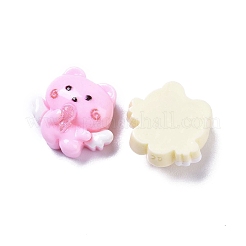 Undurchsichtige süße Tierharz Decoden Cabochons&nbsp;RESI-B024-02A