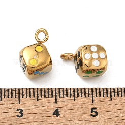 304 Edelstahl-Emaille-Anhänger&nbsp;STAS-F347-03G