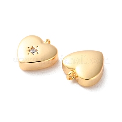 Pendentifs en laiton zircon cubique transparent&nbsp;KK-L221-001G