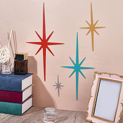 4 stücke 4 arten eisen wand aufkleber&nbsp;HJEW-WH20003-63B