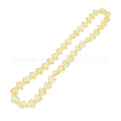 Chapelets de perles en verre transparent&nbsp;EGLA-C002-A01