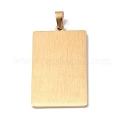 Pendentif en acier inoxydable 201&nbsp;LS-STAS-B033-01G-03