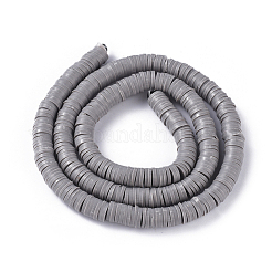 Perles plates en argile polymère fait main rondes&nbsp;CLAY-R067-6.0mm-40