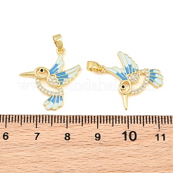 Pendentifs en laiton zircon cubique transparent&nbsp;CU-CBA9AB3-23G-01