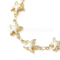 Armbänder mit Seesterngliedern aus Edelstahl 304 für Damen&nbsp;BJEW-JB13429