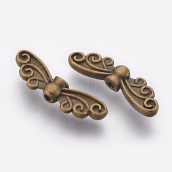 Perline in lega stile tibetano&nbsp;PALLOY-B0358-AB-LF