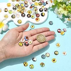 Cabochons en verre&nbsp;GGLA-YW0001-14