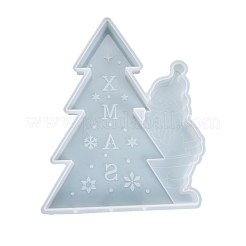 Diy Weihnachtsbaum mit Weihnachtsmann-Anhänger Silikonformen&nbsp;XMAS-PW0001-007