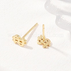 Aretes de latón&nbsp;EJEW-P346-01D-G