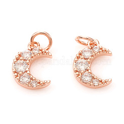 Breloques en laiton avec zircone cubique de micro pave&nbsp;KK-I672-26