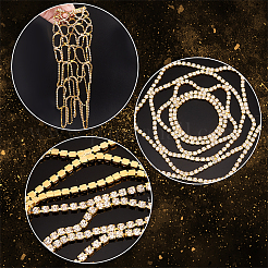 Copricapo in maglia di strass&nbsp;AJEW-WH0413-82A