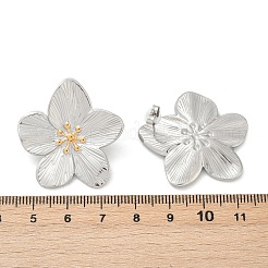 Boucles d'oreilles à tige en acier inoxydable 304&nbsp;EJEW-S265-06GP-B