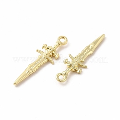 Crémaillère pendentifs en alliage placage&nbsp;PALLOY-E025-22G