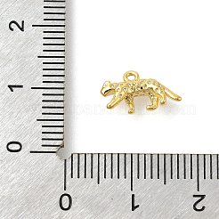 Leoparden-Rack-Beschichtung Messing Anhänger Charms&nbsp;KK-S396-43G