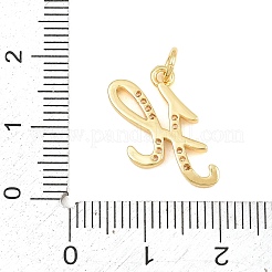 Pendentifs en laiton zircon cubique transparent&nbsp;CU-CBA7939-01H-G