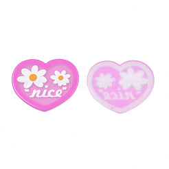 Transparent bedruckte Acryl-Cabochons&nbsp;TACR-N016-02