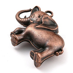 Tibetischer stil Aluminium Anhänger & Charms&nbsp;FIND-C052-11R