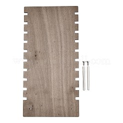 Schmuckständer aus MDF und Eisen in L-Form mit einem Schlitz für Anhänger und Halsketten&nbsp;NDIS-G008-03B