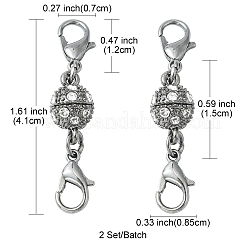 1 Stück magnetischer Verschluss aus Legierung&nbsp;ALRI-YW0001-11B