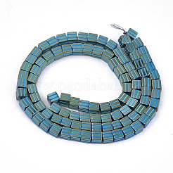 Electroplate non magnetici ematite sintetico fili di perline&nbsp;G-S352-10