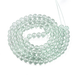 Perles de verre transparentes de peinture de cuisson&nbsp;X1-DGLA-N006-8mm-08