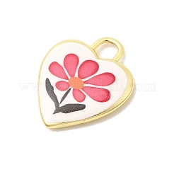 Pendentifs en laiton imprimés&nbsp;KK-K274-08G