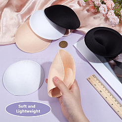 3 Paar runde BH-Einlagen aus Polyester in zwei Farben&nbsp;DIY-BC0016-72